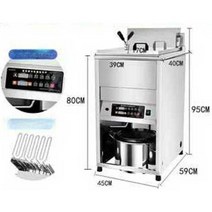 상업용 튀김기계 너겟 김말이 오징어튀김 치킨, 가용성 오일 디지털 30L 380V - 9KW