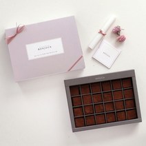 PGM^*^몰디비디 파베 초콜릿 박스 Bonjour 24구 선물 상자 포장^*췤pgm, a*^*옵션없슴