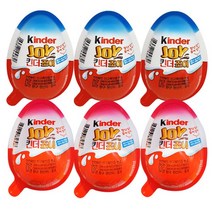 킨더조이 초콜릿 20g x 6개, 보이 20g x 6개
