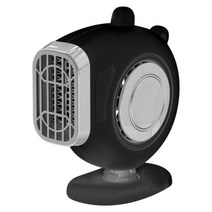 12V/24V 휴대용 자동차 조정 가능한 히터 팬 건조기 시원하고 따뜻한 듀얼 모드 김서림 방지 내부 순환 전기 난방, 12V Black