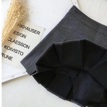 겨울골프스커트 테니스 주름 플리츠 빅사이즈 스커트 여성 2020 new ins 슈퍼 파이어 블랙 시크 숏 하이 웨이스트 a 라인 우산