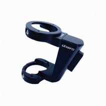 LITEPRO 돼지 코 패니어 어댑터 접이식 자전거 블록 브래킷 BIRDY 2 자전거 전면 선반 마운트 캐리어 어댑터, 검정