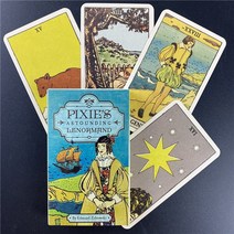 pixies 타로 카드 놀라운 lenormand 보드 게임 데크, 52PCS TS56
