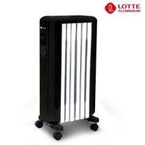 롯데알미늄 롯데 전자식 리모컨 라디에이터 6핀 타이머 방열기 온풍기 가정용 사무실용 LOR-E06T, 단품