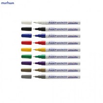 문화 팁페인트 마카 1mm 9종 택1 네임펜 페인트마카 페인트펜 색연필 디자인펜, 색상_초록, 초록