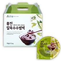 [선물세트]홍천 찰옥수수범벅 150gX12팩 즉석섭취 실온보관 어르신영양간식 선물추천
