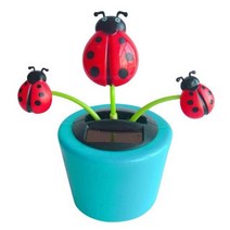 태양 강화한 춤 꽃 자동차 대시 보드 장식품 스윙 장난감 액세서, AI