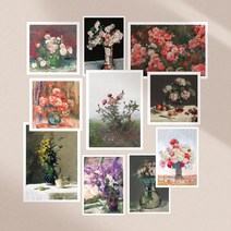 [에이치홈] 플라워 엽서 세트 Type 04. 10p 1 set, 플라워 엽서 세트 Type 04