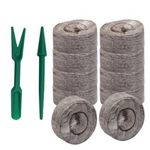 종자 스타터 묘목 토양 블록 알약 이탄 제조기 시작 플러그 씨앗 시작 가정용 정원 심기, 보여진 바와 같이