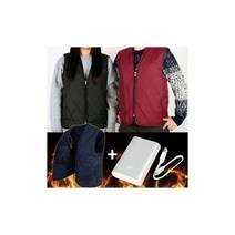 행복몰/ 불가마 발열조끼/USB방식/온열/패딩/조끼/배터리포함