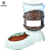 하이가이 반자동 급식기 급수기, 급식기베이지, 3.75L
