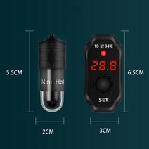 작은 수족관 물고기 탱크 히터 온도 컨트롤러 잠수정 온도 조절기 히터 usb 디지털 led 거북이 탱크 가열 막대