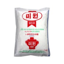 업소용 미원1 kg 조미료 식자재 식재료 소금 맛소금 다시다 사탕수수 글루타민산 나트륨, 업소용미원1kg, 단품, 1kg