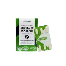 식약처 인증 프롬바이오 이병헌 관절 연골 엔 보스웰리아 2개월 4개월 6개월 분 무릎 남 여 성 뼈 건강 영양제 보스웰니아 보수웰리아 보수웰니아 보스엘리아 영양제케이스 약통, 30정, 850mg, 8개
