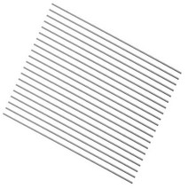 uxcell Round Steel Rod 2mm HSS Lathe Bar Stock Tool 200mm Long for Shaft Gear Drill Lathes Boring, 1