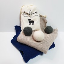 챠밍헌터 건조기 드라이볼 천연 양모볼 울볼 6pcs+파우치 화이트, 1팩, 6개