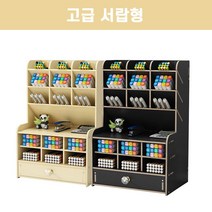 멀티 원목DIY 데스크 멀티수납함 연필꽂이 책상정리함 슬림 다용도 원목 육각 허니콤 만들기 벌집, 데스크일반서랍블랙
