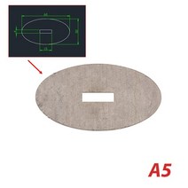 Handguard Of DIY 칼 손잡이 고급 장교/스테인리스 감시 6 개 크기 디자인, [05] as picture