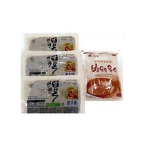 산지직송 임진밤묵 400g 3팩/밤묵/공주밤/묵사발/밤묵용육수1팩증정, 3팩, 3개