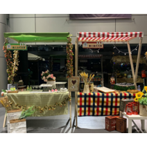 플리마켓진열대 원목 이동식 가판대 백화점 식품, 상세이페이지 참고, 고정 1.2x0.6x2