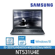 삼성 NT531U4E I5-3337U/8G/SSD256G/HD4000/14/WIN10