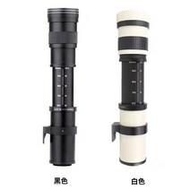 초망원 줌 렌즈 420-1600mm SLR 카메라 망원렌즈, 캐논 마우스 블랙 공식 규격, 1개