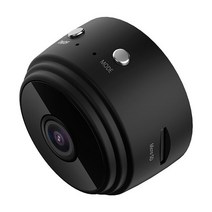 줌 웹캠 데스크탑 카메라 스터디 캠 화상 4k 컴퓨터 방송 수업 9 미니 hd wificam pro 128g hd 1080p 150도 보기 각도 무선 wifi ip 네트워크, 협력사, 검은 색