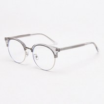 스타일호른 오버사이즈 레트로 동글이 투명 블루라이트 차단 하금테안경 98390