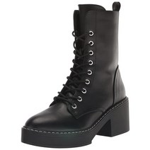 NINE WEST FOOTWEAR 여성용 DENIE3 컴뱃 부츠 블랙 8.5 블랙.
