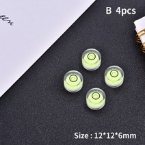 2 pcs 10*10*29mm 스퀘어 스피릿 레벨 버블 마그네틱 스트라이프/1 pc 버블 스피릿 학위 마크 표면 레벨 측, 05 4pcs