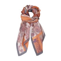 엘르 줄리아페이즐리 롱 실크스카프 SE839S305