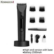 비녀 머리핀 [호환]Xiaomi Youpin Komingdon 헤어 클리퍼 전기 수염 트리머 남성 면도기 충전식 강력한 스틸 헤드 커팅 머신 KMD-2717111493, KMD-LF1 Black