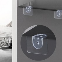 도매팜 8p+8p 접착식 선반 지지 칸막이 후크 다용도 책꽂이 옷장 책상