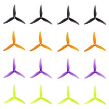 Gemfan Hurricane 51433 3-블레이드 PC 소품 호환 2206-2306 브러시리스 모터 Popo RC 쿼드콥터 FPV 레이싱/프리스타일 드론 16피스 8CW 8CC