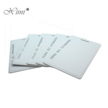액세스제어 10 개/몫 125KHz EM4100 TK4100 RFID 근접 ID 흰색 카드 출입 통제 태그 EM 두꺼운 시간 출석