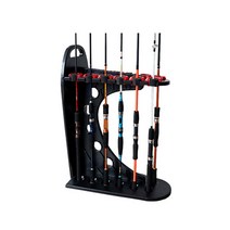 [유니크앤몰] 12스탠드 낚시진열대 낚싯대 거치대 로드홀더, 1개
