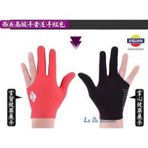 통기성 스누커 큐 장갑 3 손가락 당구 1 개 슈터 왼손 피트니스 액세서리, M, style D 2