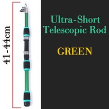 josby telescopic 낚싯대 피더 하드 frp 탄소 섬유 휴대용 잉어 회전 극 여행 바다 보트 pesca, 1.8m, 녹색 전용 막대