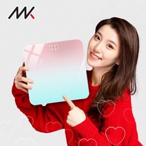 LED 디지털 체중계 몸무게저울 전자저울 아날로그, 02.레인보우