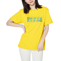 아이엠스톡 110~3XL 가로 한글 반팔티 남녀공용 데이지