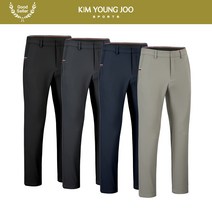 [봄가을용]김영주스포츠 남성 스판 일자핏 골프 팬츠 봄 가을용 MP6031