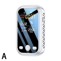 이산화탄소측정기 실내공기질관리법 5 인 1 디지털 온도 습도 측정기 CO2 센서 TVOC HCHO PM25 검출기 공기질 모니터 미터, 없음, A+A