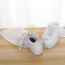 골든트리 부직포 주머니 흰색 소형 24 x 38cm 5개입 파우치 신발커버 주머니, 흰색 소형 (24 x 38cm) 5매입