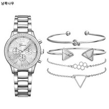 공장도매 틱톡 동종 여성시계 쓰리아이 세트 쿼츠 시계 손목시계 생일선물 시계 대리발급