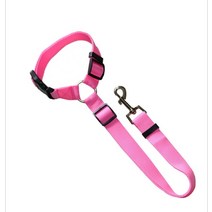 강이지펫트레일러 유모차 이동 대형견 소형견 트레일러 개물건 실용적인 고양이 리드 하네스 스트랩 유모차, 03 분홍색