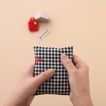 [DIY키트 패키지] (동영상설명) 핫팩파우치만들기 핫팩주머니 팥주머니만들기 커버세트(팥은포함안됨), 노는고양이