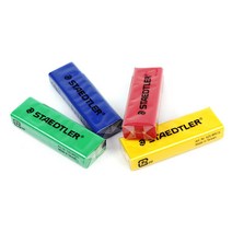 STAEDTLER 스테들러 슬라이딩 지우개 리필 컬러 525 RPS1-S 색상랜덤, 4개