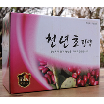 국내산 천연초 착즙 100ml x 60포 천년초 즙 액기스 진액 천연초 국산 60팩, 천년초즙