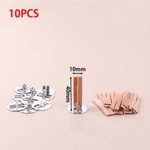 캔들심지 양초 나무 세트 크로스 목재 Cag 공급 소이 파핀 왁스 3-10cm 길이 간장 양초 심지 코어 DIY 만, 02 1x4 cm