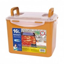 황토절임이 16L 김치통 담근통 절임 밀폐용기
